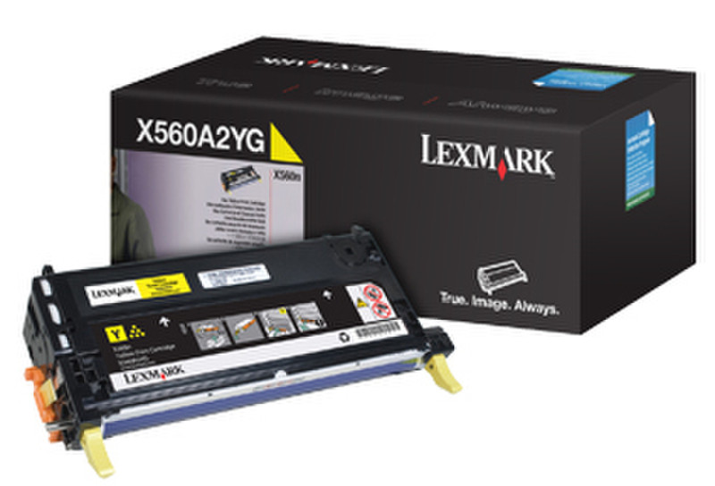 Lexmark X560A2YG Cartridge 4000pages Yellow laser toner & cartridge
