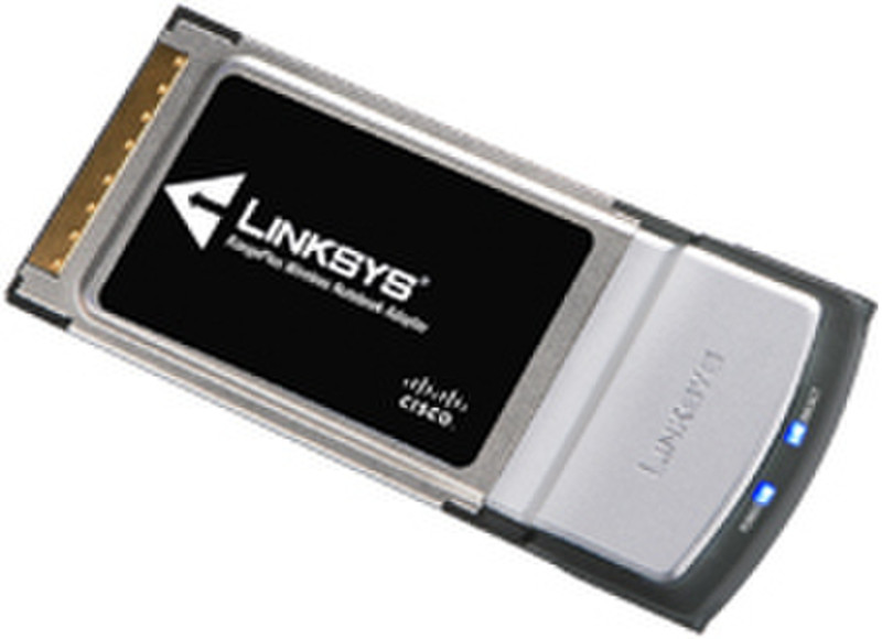 Linksys RangePlus Wireless Notebook Adapter - Wi-Fi networking card