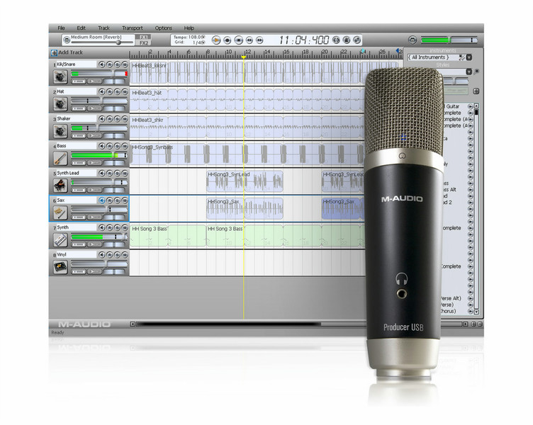 Pinnacle Session Music Producer with USB micorphone