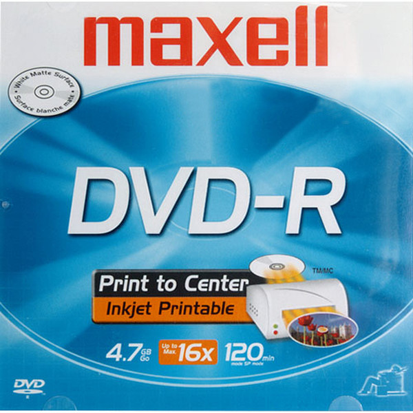 Maxell DVD-R 4.7ГБ DVD-R 1шт