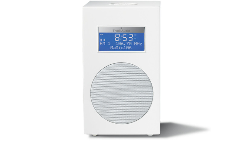 Tivoli Audio Model Ten Часы Цифровой Белый радиоприемник