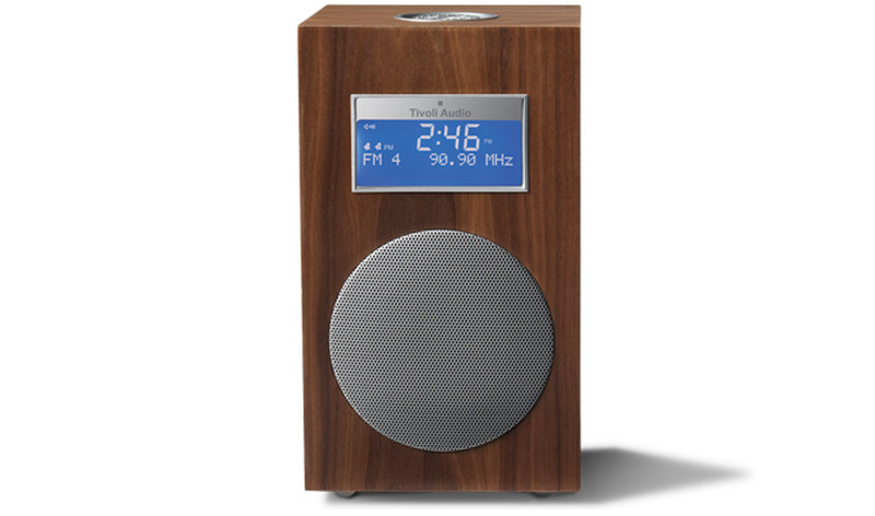 Tivoli Audio Model Ten Часы Цифровой Cеребряный, Красновато-коричневый радиоприемник