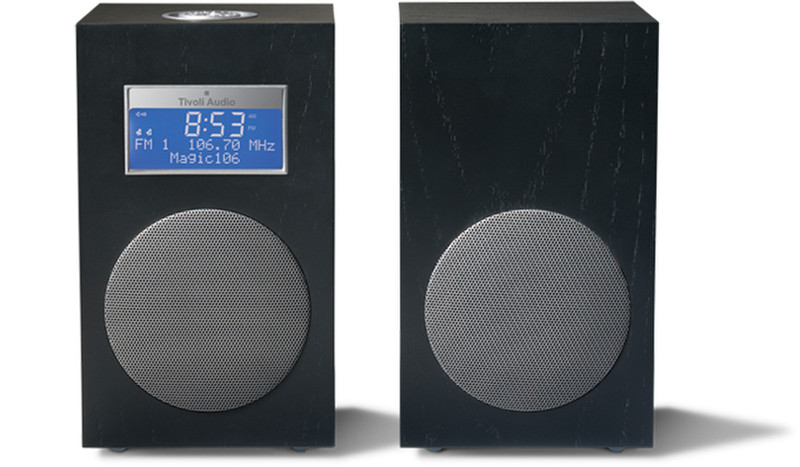 Tivoli Audio Model Ten Stereo Часы Цифровой Черный, Cеребряный радиоприемник
