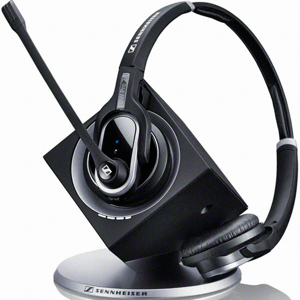 Sennheiser DW Pro 2 Binaural Kopfband Schwarz Headset