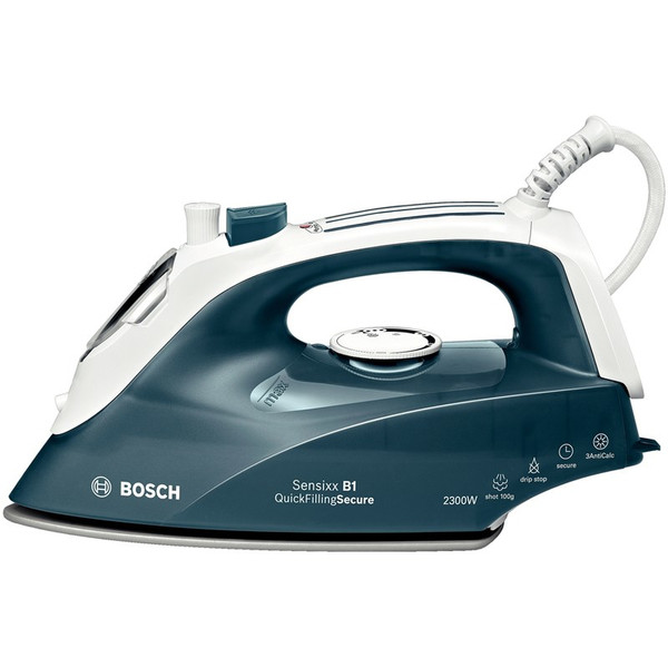 Bosch TDA2650 Dry & Steam iron Palladium soleplate 2300W Grau, Weiß Bügeleisen