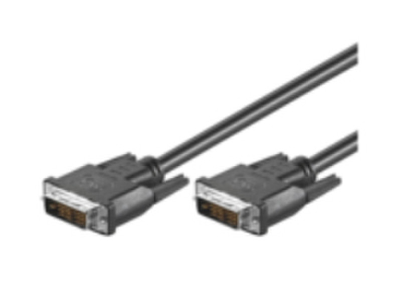 Microconnect 1m DVI-D M/M 1м DVI-D DVI-D Черный DVI кабель