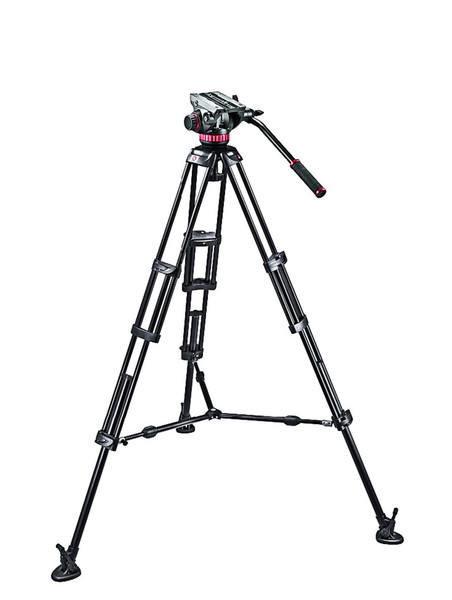 Manfrotto MVH502A,546BK hand-held camcorder Black tripod