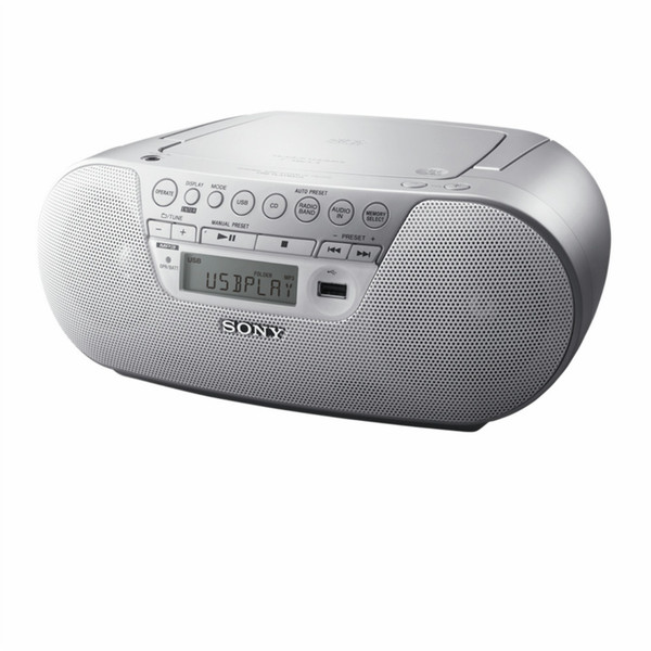 Sony ZS-PS30CPW Portable CD player Белый