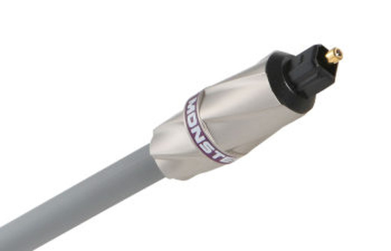 Monster Cable Fiber Optic 600dfo High Performance Audio Cable 1м Серый оптиковолоконный кабель