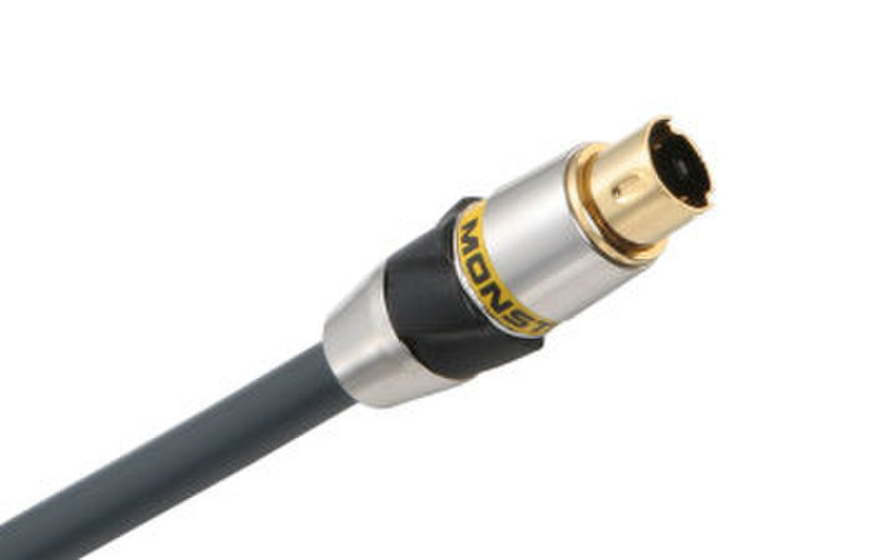 Monster Cable High Performance S-Video Cable 2m Schwarz S-Videokabel