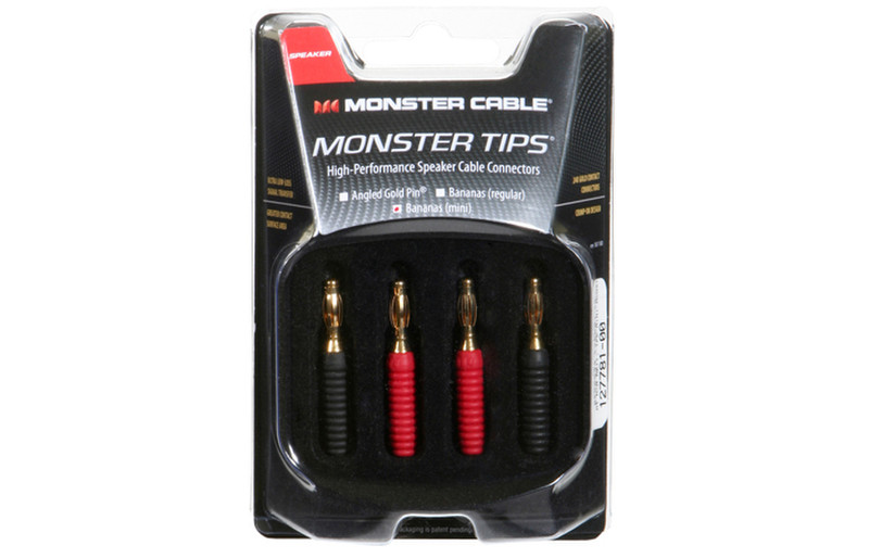 Monster Cable Speaker Cable Connectors MT M-H MKII Banana wire connector