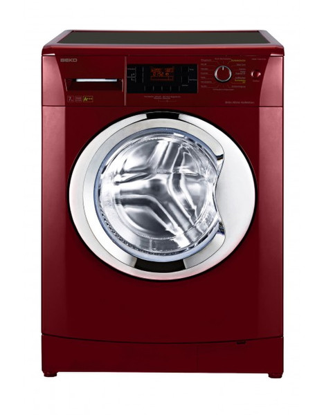 Beko WMB 71443 PTER freestanding Front-load 7kg 1400RPM A+++ Red washing machine