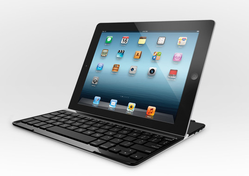 Logitech Ultrathin Keyboard Cover Bluetooth QWERTZ Немецкий Черный клавиатура для мобильного устройства
