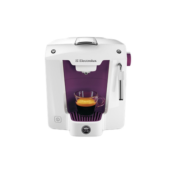Electrolux ELM5100PU Pod coffee machine 1L 12cups Violet,White coffee maker