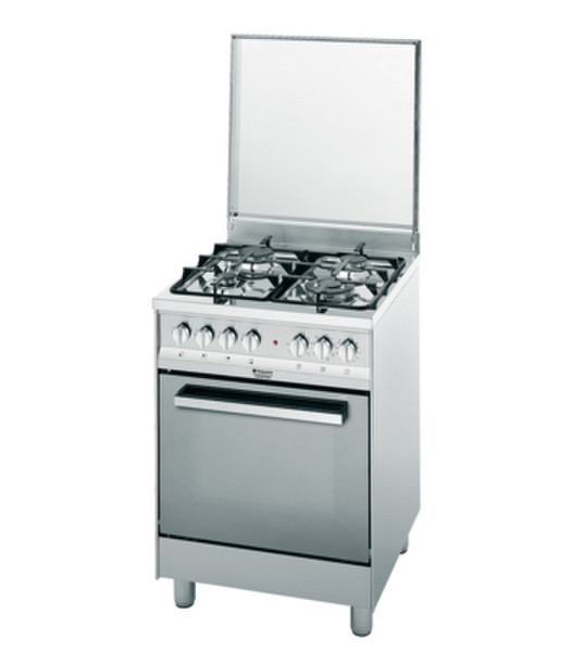 Hotpoint CP65SP2 /HA Freistehend Gas hob A Edelstahl Küchenherd