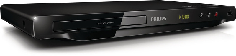 Philips 3000 series DVP3670/93 Проигрыватель Черный DVD-плеер