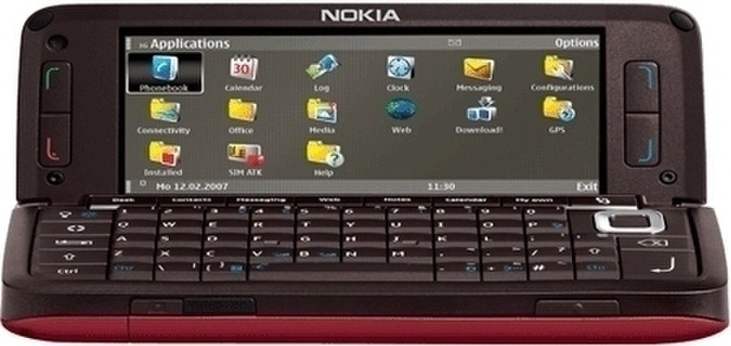 Nokia E90 Красный смартфон