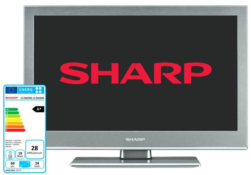 Sharp LC-24LS240E 24Zoll Full HD Silber LED-Fernseher