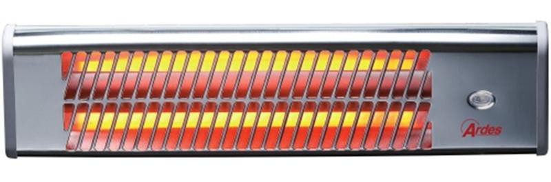 Ardes 437 Wall 1200W Chrome quartz electric space heater