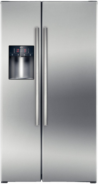 Neff K5950N1 freestanding 528L A+ Metallic side-by-side refrigerator