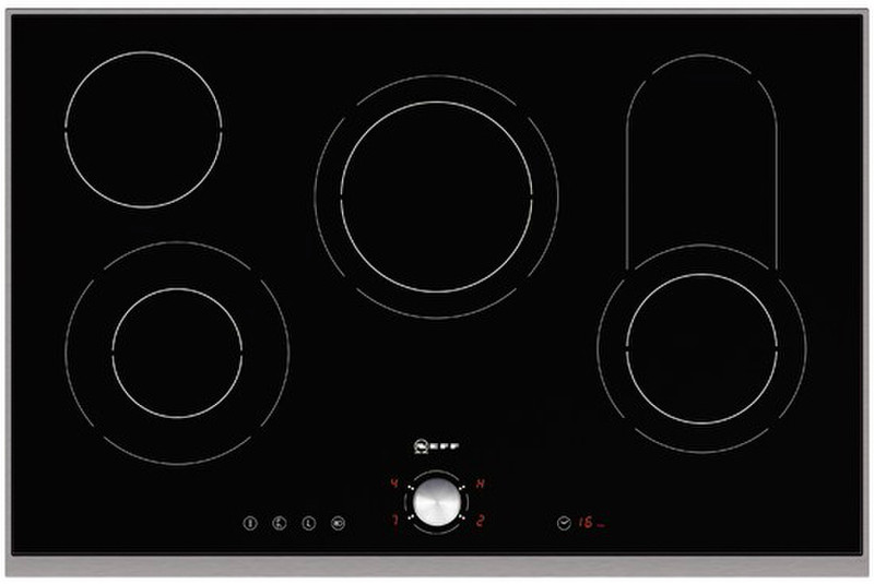 Neff T14T82N0 built-in Electric Black,Stainless steel hob