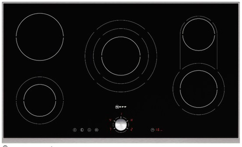 Neff T14T90N0 built-in Electric Black,Stainless steel hob