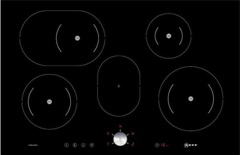 Neff T45T80X1 built-in Electric induction Black hob