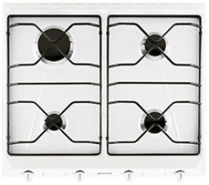 Smeg SV564EB-4 Tabletop Gas White hob