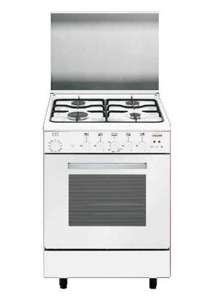 Glem Alpha A66RXF2 Freestanding Gas hob A White