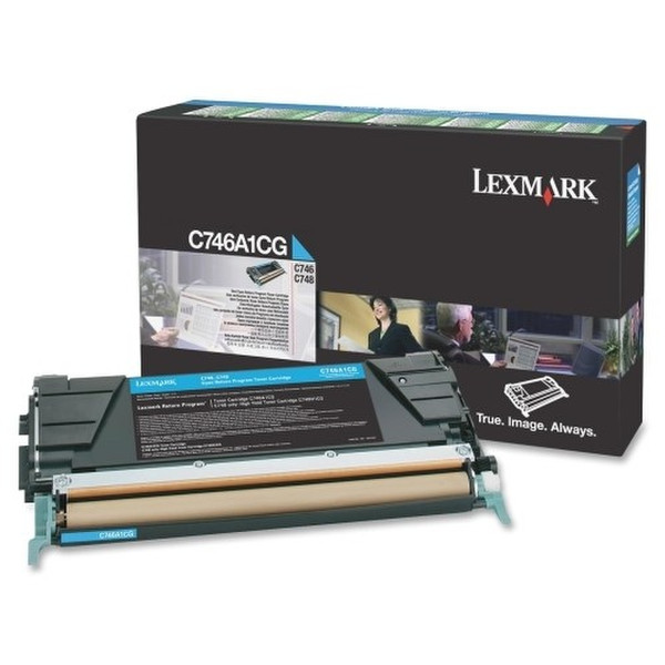 Lexmark C746A1CG Cartridge 7000pages Cyan laser toner & cartridge