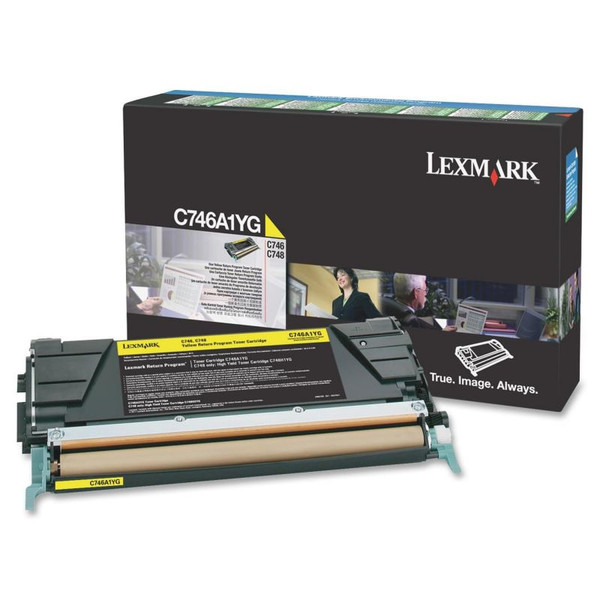 Lexmark C746A1YG Cartridge 7000pages Yellow laser toner & cartridge
