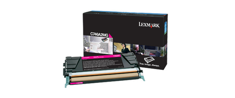 Lexmark C746A2MG Cartridge 7000pages Magenta laser toner & cartridge