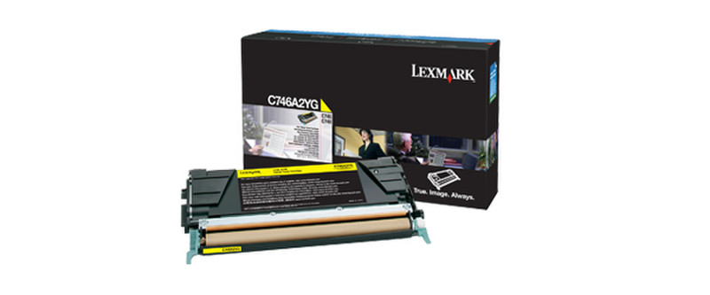 Lexmark C746A2YG Cartridge 7000pages Yellow laser toner & cartridge