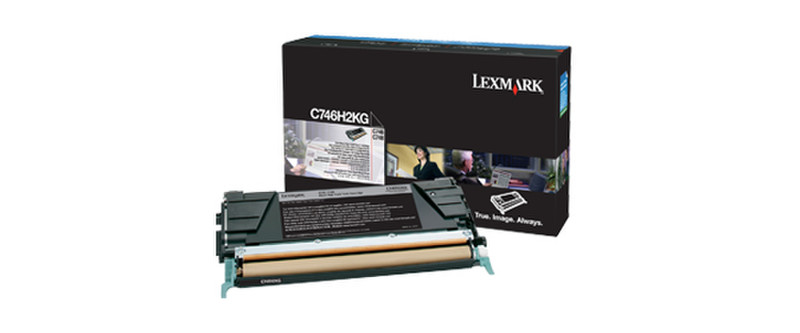 Lexmark C746H2KG Cartridge 12000pages Black laser toner & cartridge