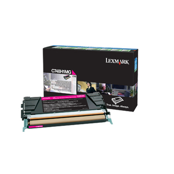 Lexmark C748H1MG Картридж 10000страниц Маджента тонер и картридж для лазерного принтера
