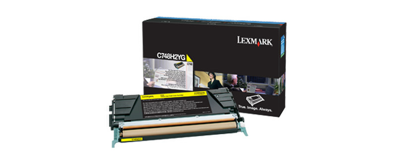Lexmark C748H2YG Картридж 10000страниц Желтый тонер и картридж для лазерного принтера