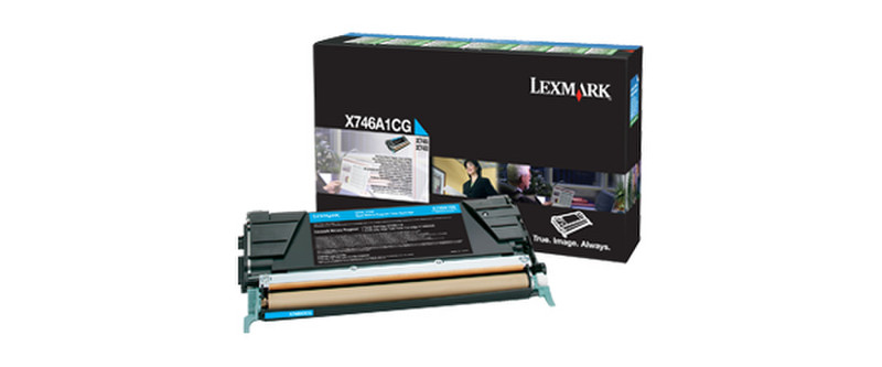 Lexmark X746A1CG Toner 7000pages Cyan laser toner & cartridge