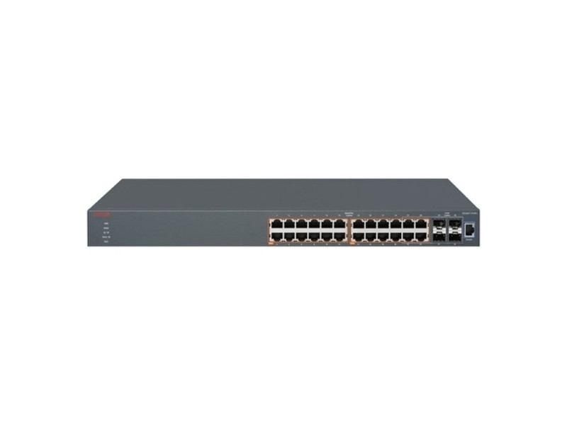 Avaya 3524GT-PWR gemanaged L3 Gigabit Ethernet (10/100/1000) Energie Über Ethernet (PoE) Unterstützung 1U Grau