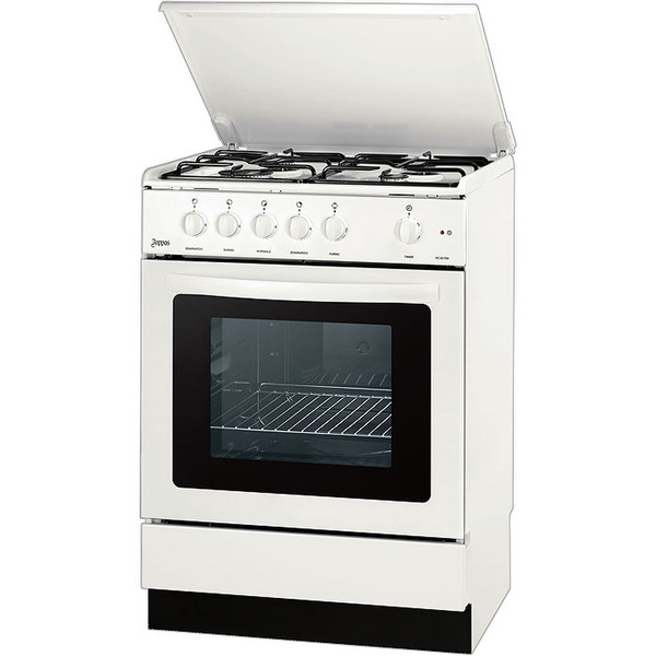 Zoppas PZ65EW Freistehend Gas hob A Weiß Küchenherd