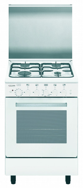 Glem Alpha A55AXF2 Freistehend Gas hob Weiß