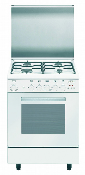 Glem Alpha A65BXF2 Отдельностоящий Gas hob Белый