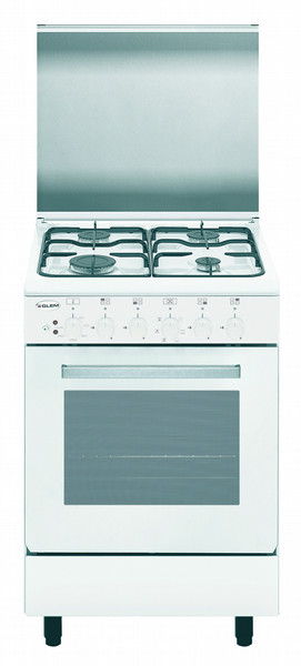 Glem Alpha A55RXF2 Freestanding Gas hob A White