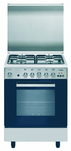 Glem Alpha A65BIF2 Freistehend Gas hob Edelstahl