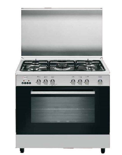 Glem Alpha A96TIL2 Freestanding Gas hob Stainless steel