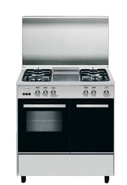 Glem Alpha AR85AIF2 Freistehend Gas hob Edelstahl