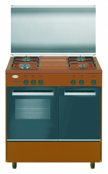 Glem Alpha AR85ACL2 Freistehend Gas hob Braun