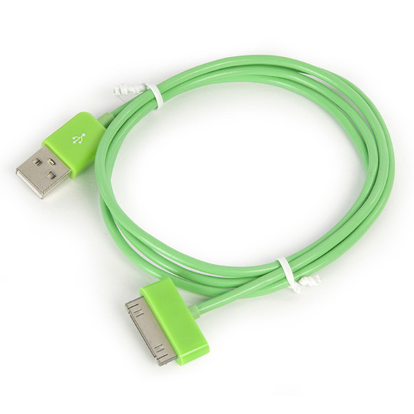 Tucano CA-30D-G 1м 30 pin USB Зеленый дата-кабель мобильных телефонов