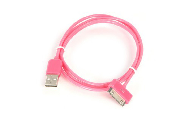 Tucano CA-30D-PK 1m 30 pin USB Pink mobile phone cable