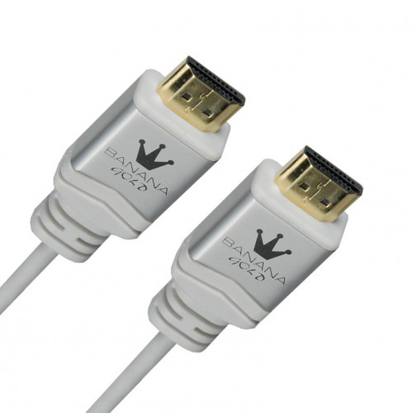 BananaGold 2.0m HDMI 2m HDMI HDMI Weiß