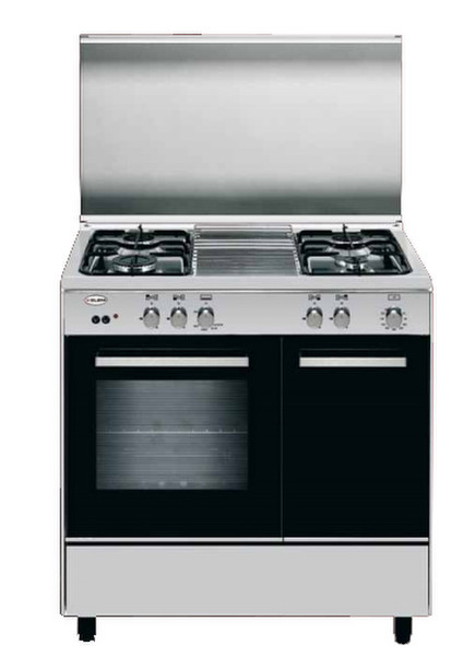 Glem Alpha AR96KIF2 Freistehend Gas hob A Edelstahl